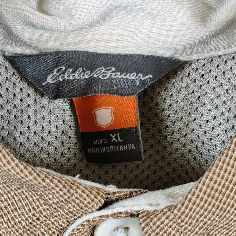 Eddie‎ Bauer Men's XL Long Sleeve Button Down Fishing Shirt - Picture 4 of 11